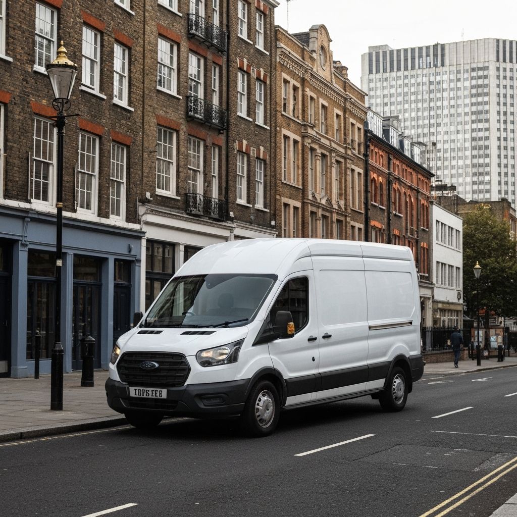 Urgent Edge Couriers delivery van